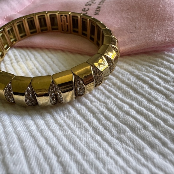 Kate Spade Sliced Scallops Pave Stretch Bracelet - Picture 4 of 6
